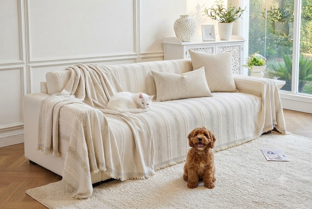  Make a Beige Sofa the Main Feature